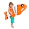 SunClub 3.25ft. Orange & White Inflatable Clown Fish Swimming Kickboard